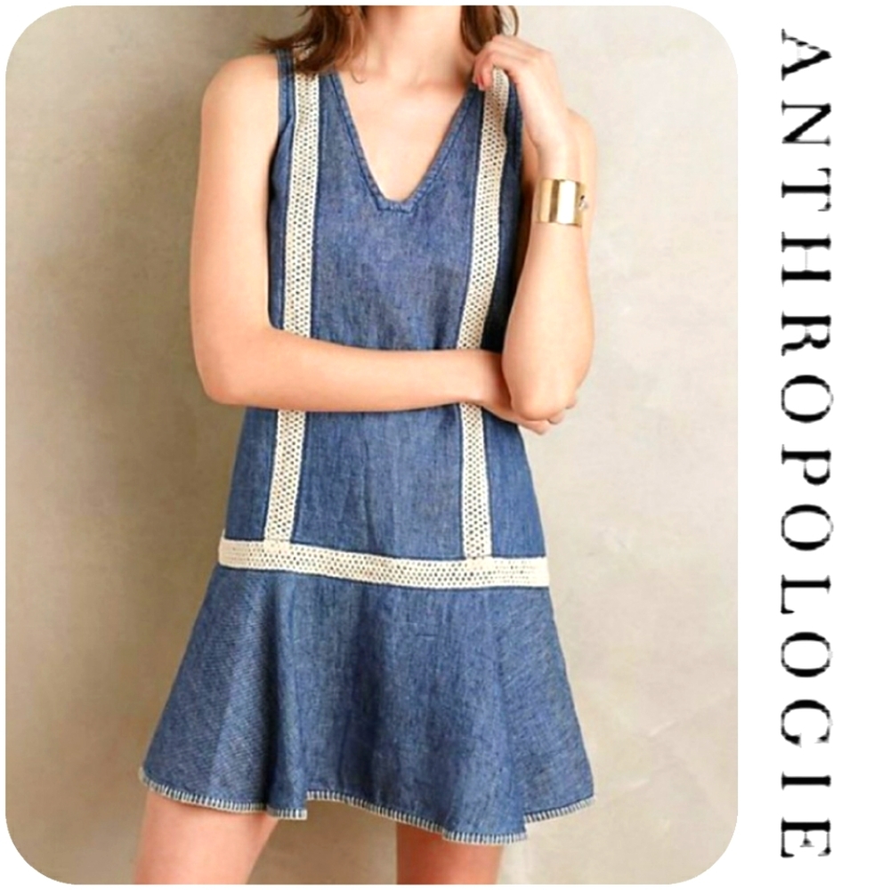Holding Horses Denim Dropwaist Dress ➡️!